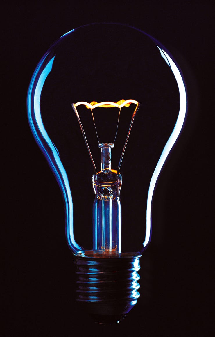 Concept Photography of bulb